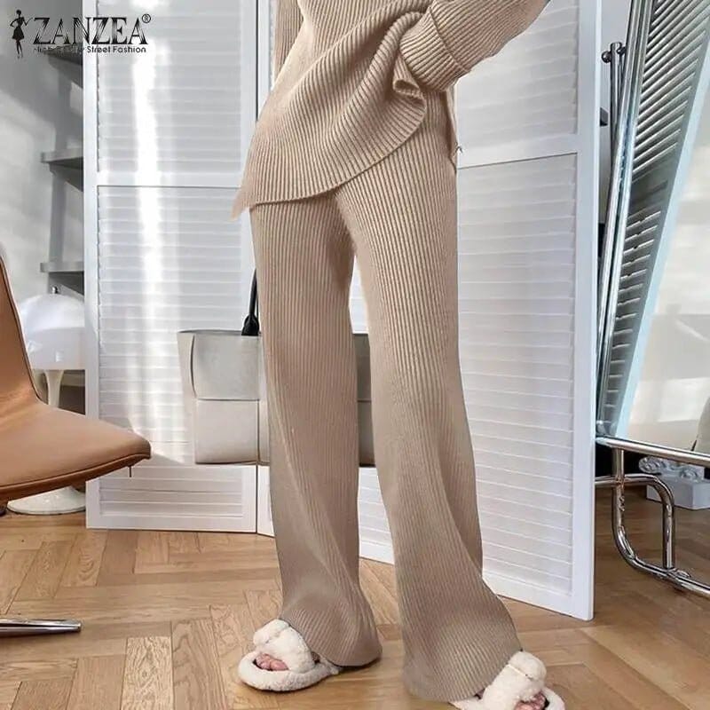 Conjunto Inverno Feminino - Calça e Blusa Manga Longa MODAFEMININA14 Florelle
