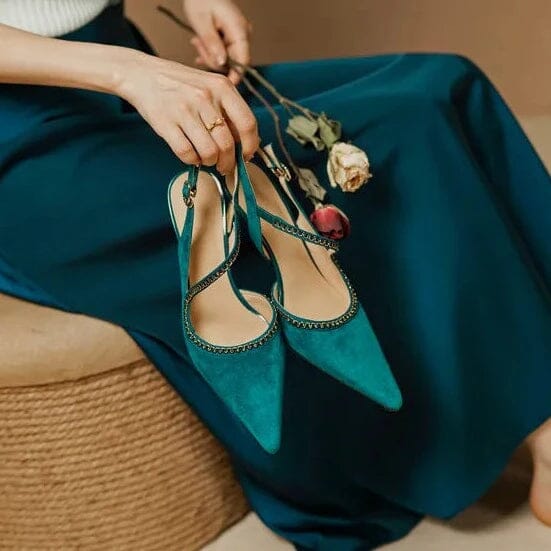 Sapato Salto Alto Feminino De Bico Fino - Amalfi Florelle
