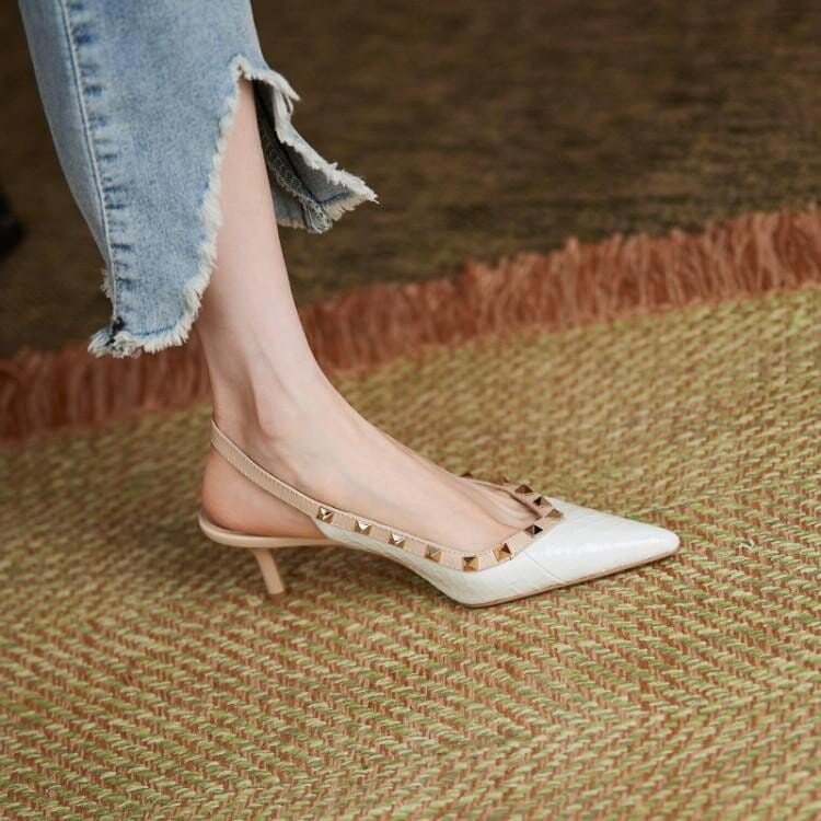 Sapato Feminino Escamado com Salto - Nassau Florelle